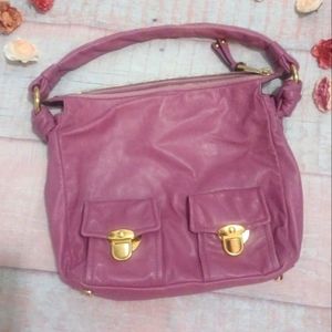 Marc Jacobs Pink/lavender Leather Shoulderbag